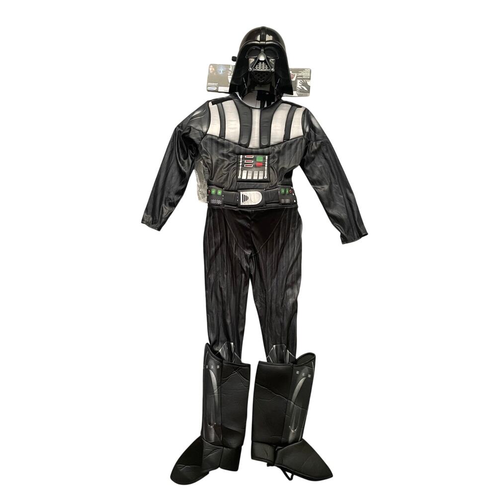 Newt Star Wars Darth Vander Boys Size 7-8Yrs Black Halloween Costume